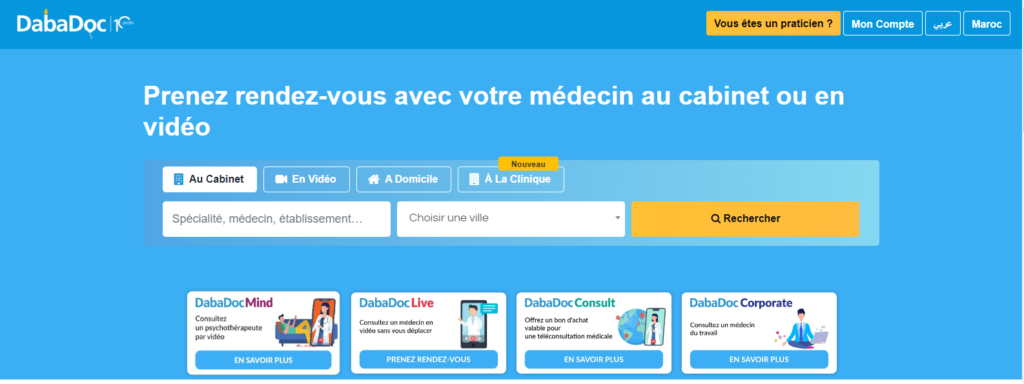 dabadoc plateforme de télémédecine