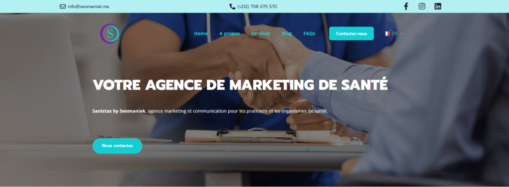 agence de marketing médical sanistas 