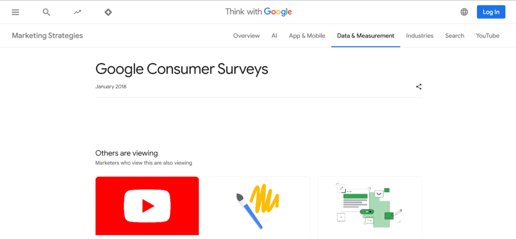 Google consumer Surveys