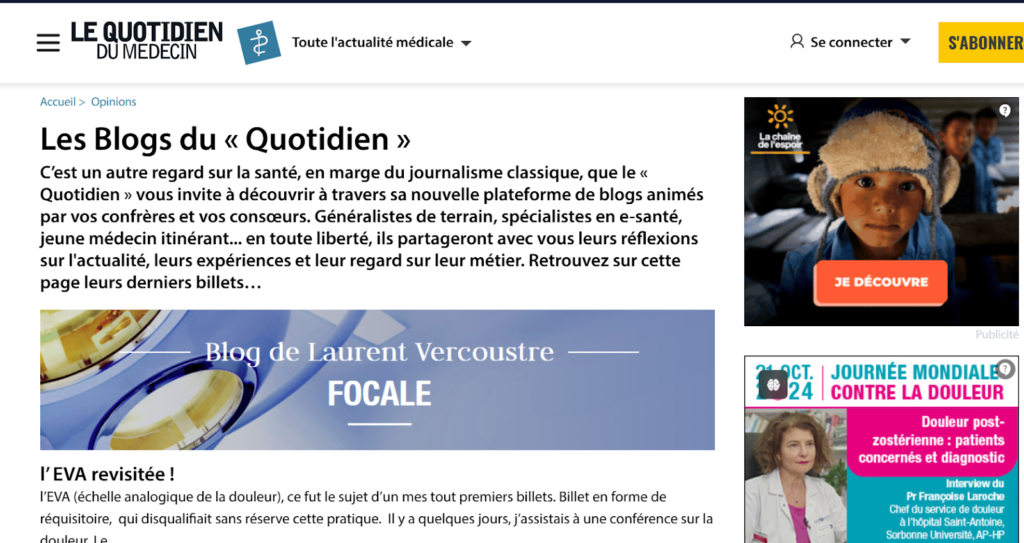 blog médical " le qotidien du medecin "