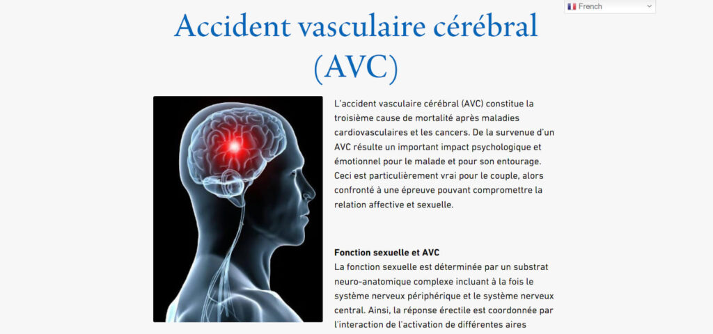AVC constituent une urgence médicale majeure