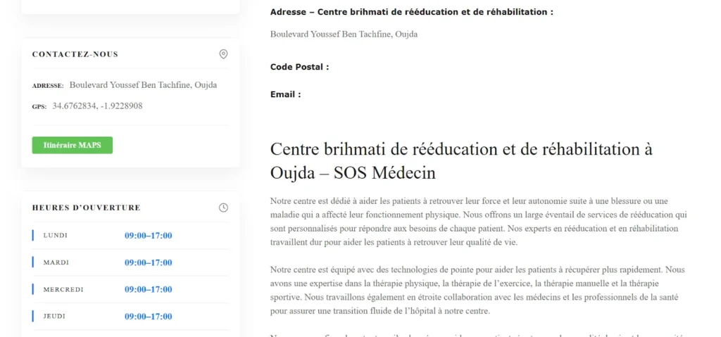 Dédié à aider les patients à retrouver leur force et leur autonomie suite à une blessure ou une maladie