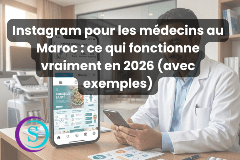 Stratégie Instagram pour médecins au Maroc en 2026 avec exemples de contenus performants et optimisation de visibilité