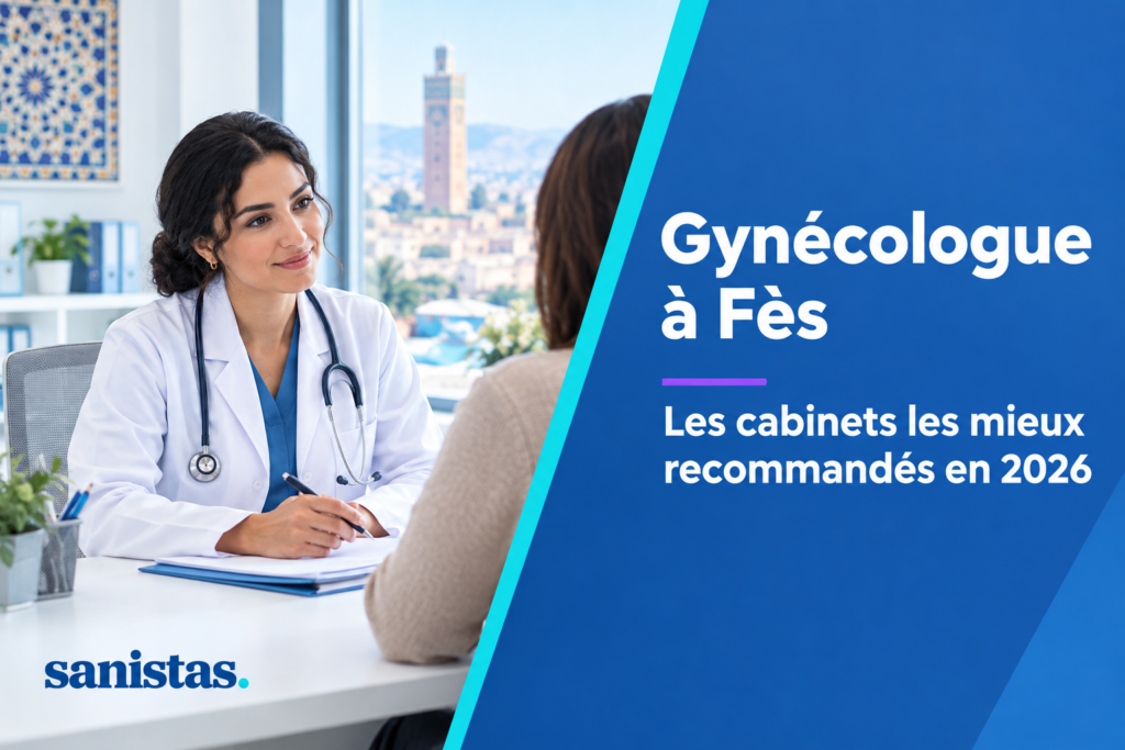 Gynécologue à Fès : les cabinets les mieux recommandés en 2026 – consultation gynécologique dans un cabinet médical.